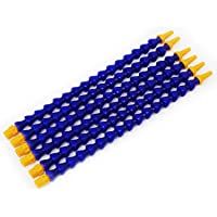 HSEAMALL Flexible de plástico de Agua Flexible de Tubo de refrigeración de Aceite 6Pcs Azul 30cm